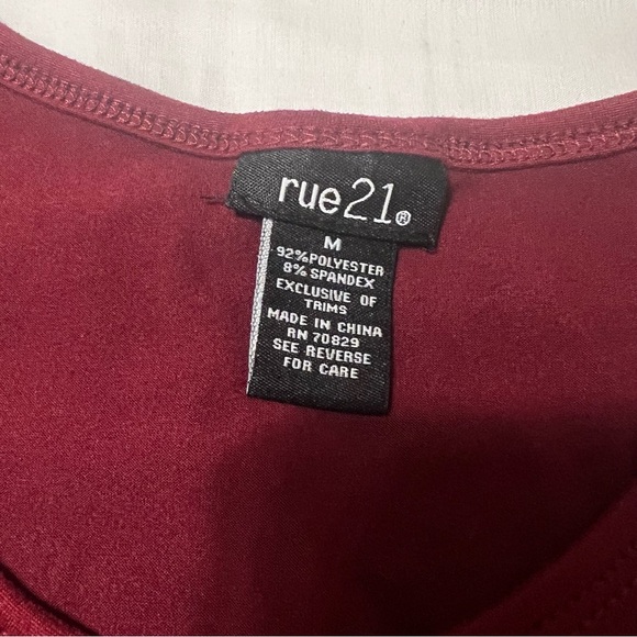 Rue21 Tank Tops, Burgundy and Bright Pink, both size Medium - Picture 4 of 6